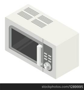 Microwave icon. Isometric of microwave vector icon for web design isolated on white background. Microwave icon, isometric style