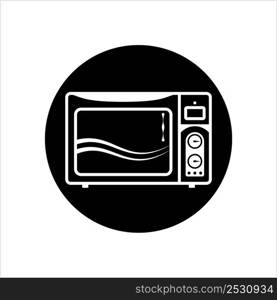 Microwave Icon, Microwave Vector Art Illustration