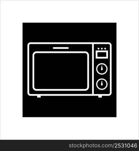 Microwave Icon, Microwave Vector Art Illustration