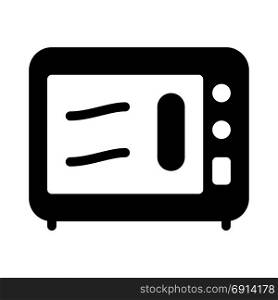 microwave, icon on isolated background