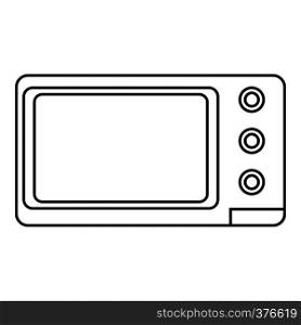 Microwave icon. Outline illustration of microwave vector icon for web. Microwave icon, outline style