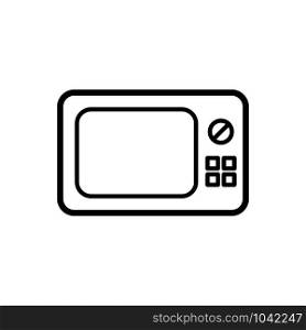 Microwave icon trendy