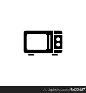 microwave icon vector illustration logo design 
