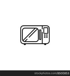 Microwave icon. vector illustration logo design