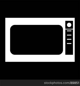 Microwave oven icon .