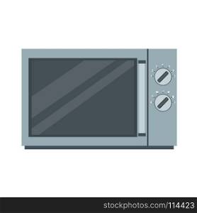 Microwave oven icon vector kitchen illustration food cooking equipment isolated. Household design symbol technology stove