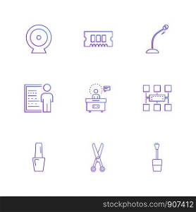 micrphone , chip , target , network , technology , icons , electronics , icon, vector, design, flat, collection, style, creative, icons , hardware ,