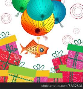 Mid Autumn Festival lantern and gifts