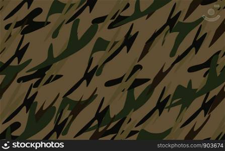 Military Camouflage abstract seamless pattern vector illustration.