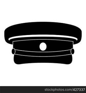 Military hat icon. Simple illustration of military hat vector icon for web. Military hat icon, simple style