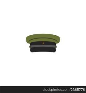 Military hat icon vector illustration simple design.