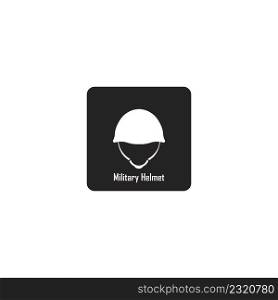 military helmet vector icon,illustration design template.