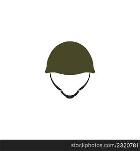 military helmet vector icon,illustration design template.