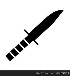Military knife simple icon for web and mobile devices. Military knife simple icon