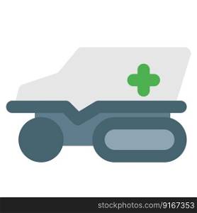 Military medic car used for health emergency.
