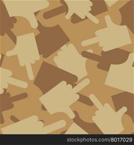 Military texture of fuck. Camouflage army seamless pattern of fuck. Desert seamless background for soldiers.