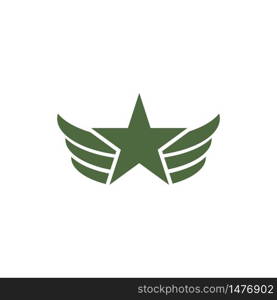 Military Wave Logo Template vector symbol nature