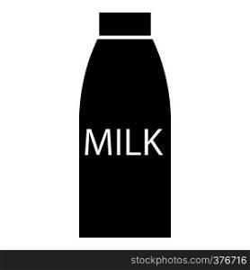 Milk bottle icon. Simple illustration of milk bottle vector icon for web. Milk bottle icon, simple style