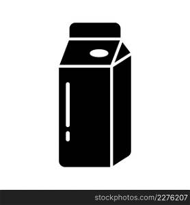 Milk box icon vector design template