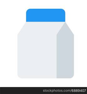 milk carton, icon on isolated background