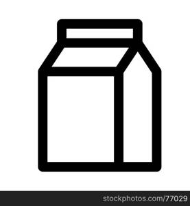 milk carton, icon on isolated background