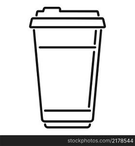 Milk coffee cup icon outline vector. Espresso drink. Morning food. Milk coffee cup icon outline vector. Espresso drink