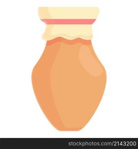 Milk cream pitcher icon cartoon vector. Cheese product. Shop glass. Milk cream pitcher icon cartoon vector. Cheese product
