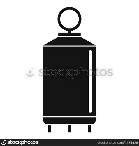 Milk factory cistern icon. Simple illustration of milk factory cistern vector icon for web design isolated on white background. Milk factory cistern icon, simple style