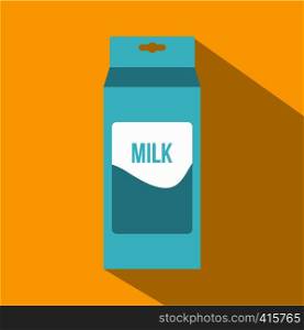 Milk icon. Flat illustration of milk vector icon for web. Milk icon, flat style