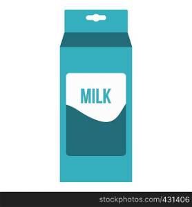 Milk icon flat isolated on white background vector illustration. Milk icon isolated