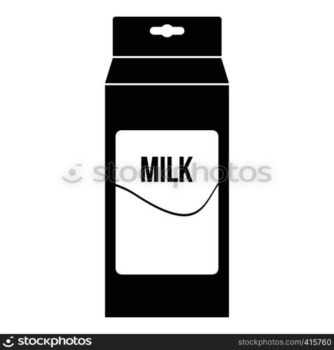 Milk icon. Simple illustration of milk vector icon for web. Milk icon, simple style