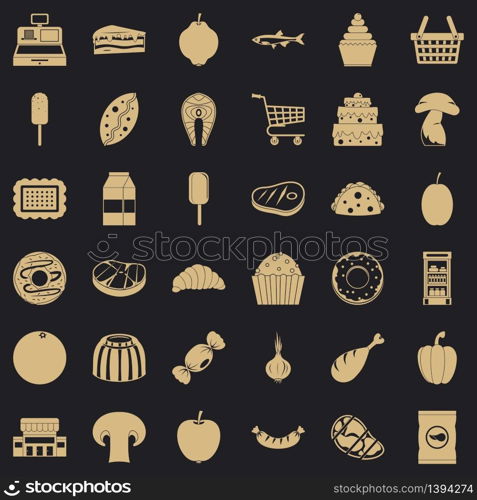 Milk icons set. Simple style of 36 milk vector icons for web for any design. Milk icons set, simple style
