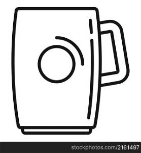 Milk mug icon outline vector. Hot cup. Ceramic mug. Milk mug icon outline vector. Hot cup