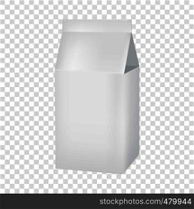 Milk or juice carton box mockup. Realistic illustration of milk or juice carton box vector mockup for web. Milk or juice carton box mockup, realistic style