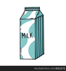 Milk pack icon. Milk box vector illustration. Milk pack icon. Milk box vector illustration.