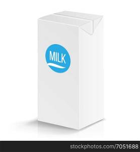 Milk Package Vector Mock Up. Realistic Illustration. Blank Box 1000 ml. Milk Template Retail Package Blank Template Isolated.. Milk Package Vector Mock Up. Realistic Illustration. Blank Box 1000 ml. Milk Template Retail Package Blank Template