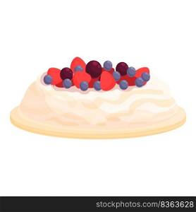 Milk shake cake icon cartoon vector. Australian food. Dish menu. Milk shake cake icon cartoon vector. Australian food