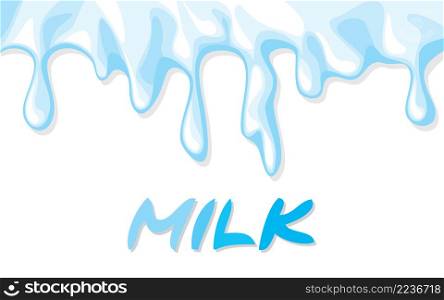 Milk splash background
