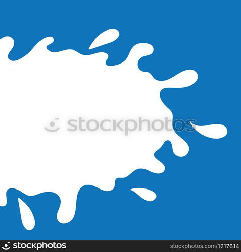 Milk Splash background vector template