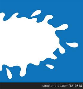 Milk Splash background vector template