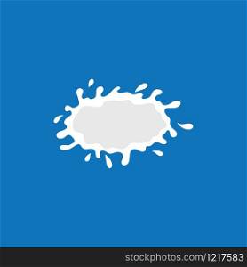 Milk Splash illustration vector template