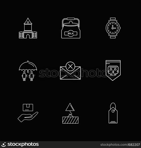 milk , tower , message , watch , umbrella, tag ,cyber , security ,internet security , stationary items ,
