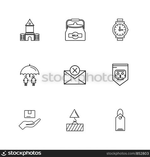 milk , tower , message , watch , umbrella, tag ,cyber , security ,internet security , stationary items ,