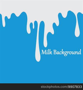 Milk White Liquid Dripping Blue Background Illustrations   Vectors