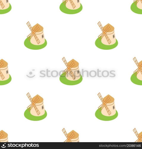 Mill pattern seamless background texture repeat wallpaper geometric vector. Mill pattern seamless vector