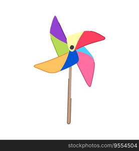 mill pinwheel toy cartoon. childhood plastic, play rotate, pin fan mill pinwheel toy sign. isolated symbol vector illustration. mill pinwheel toy cartoon vector illustration