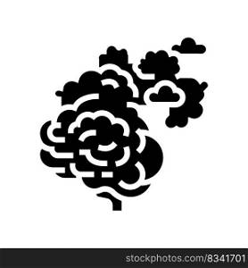 mind brain human glyph icon vector. mind brain human sign. isolated symbol illustration. mind brain human glyph icon vector illustration