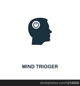 Mind Trigger icon. Premium style design from personality collection. Pixel perfect mind trigger icon for web design, apps, software, printing usage.. Mind Trigger icon. Premium style design from personality icon collection. Pixel perfect Mind Trigger icon for web design, apps, software, print usage