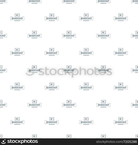 Mindchip technology pattern vector seamless repeat for any web design. Mindchip technology pattern vector seamless