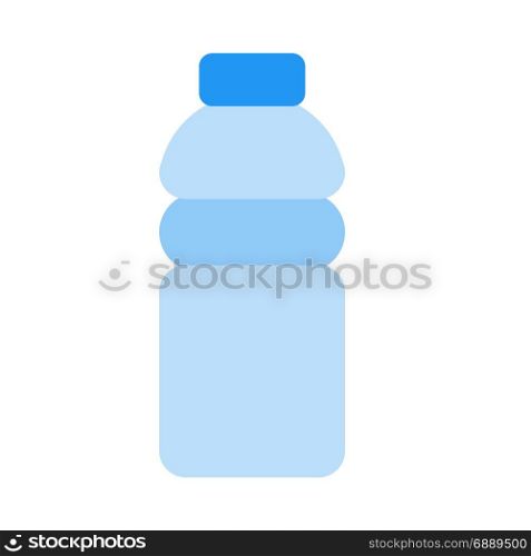 mineral water bottle, icon on isolated background